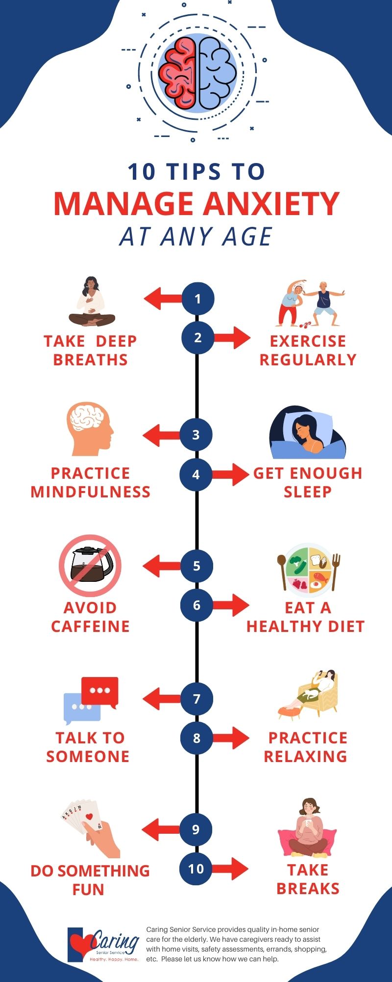 10 Tips to Manage Anxiety at Any Age